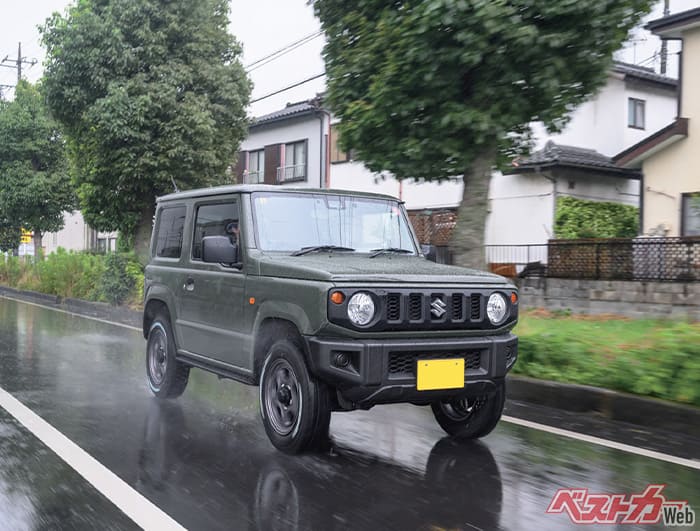 悪天候の中でも排水性の高さを実感！