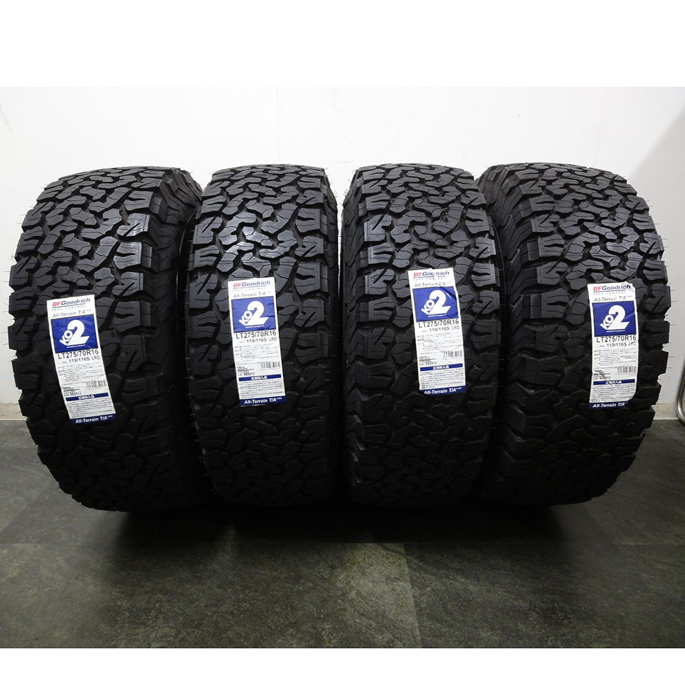 4本セット】【ｱｳﾄﾚｯﾄ】BfgoodrichA/ｔTaKO2RWL275/70R16 119/116S