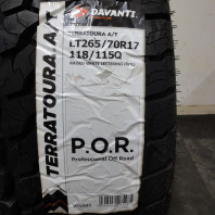 【ｱｳﾄﾚｯﾄ】DavantiTerratouraAT265/70R17 118/115QDLT