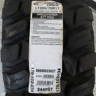 【ｱｳﾄﾚｯﾄ】CooperDiscovererSttPro265/70R17121/118Q