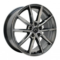 LUXALES PW-X2 17x7.0 38 114.3x5 TITANIUM GRAY + COOPER WEATHER-MASTER ICE100 225/50R17 94T ｽﾀ ｾｰﾙ