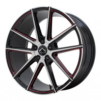 LUXALES PW-X1 19x8.5 38 114.3x5 BK&P/R.MILLING + GOODYEAR EAGLE LS EXE 245/40R19 98W XL