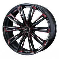 LEONIS GX 17x6.5 52 114.3x5 BK/SCRED + MOMO OUTRUN M-3 215/50R17.Z 95Y XL