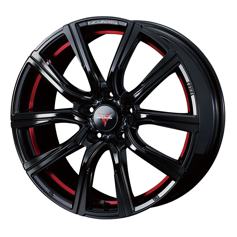 Novaris Rohgue Cb 17x7 0 53 114 3x5 Bk Red Yokohama Geolandar Suv G055 225 65r17 102h 輸入タイヤ ホイール通販ならautoway オートウェイ