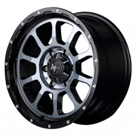 NITRO POWER M10 PERSHING 16x6.5 38 139.7x6 BK/MBKC + MOMO MENDEX M-7 215/65R16 8PR 109/107T D