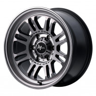 NITRO POWER M16 ASSAULT 15x6.0 33 139.7x6 STC + RADAR RENEGADE R/T+ 195/80R15 8PR 107/105Q DLT