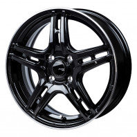 JP STYLE R52 14x4.5 45 100x4 PBK/P + GOODYEAR ICE NAVI 7 155/65R14 75Q ｽﾀｯﾄﾞﾚｽ【ｾｰﾙ品】