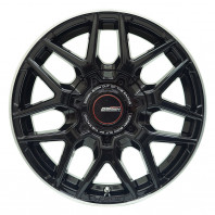 5ZIGEN TF500 XC-M 17x8.0 20 139.7x6 BK/RP + RADAR RENEGADE A/T PRO 285/70R17 10PR 121/118S ELT