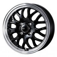 GYRAFT 9M 12x4.0 43 100x4 BLK + HIFLY HF201 145/70R12 69T