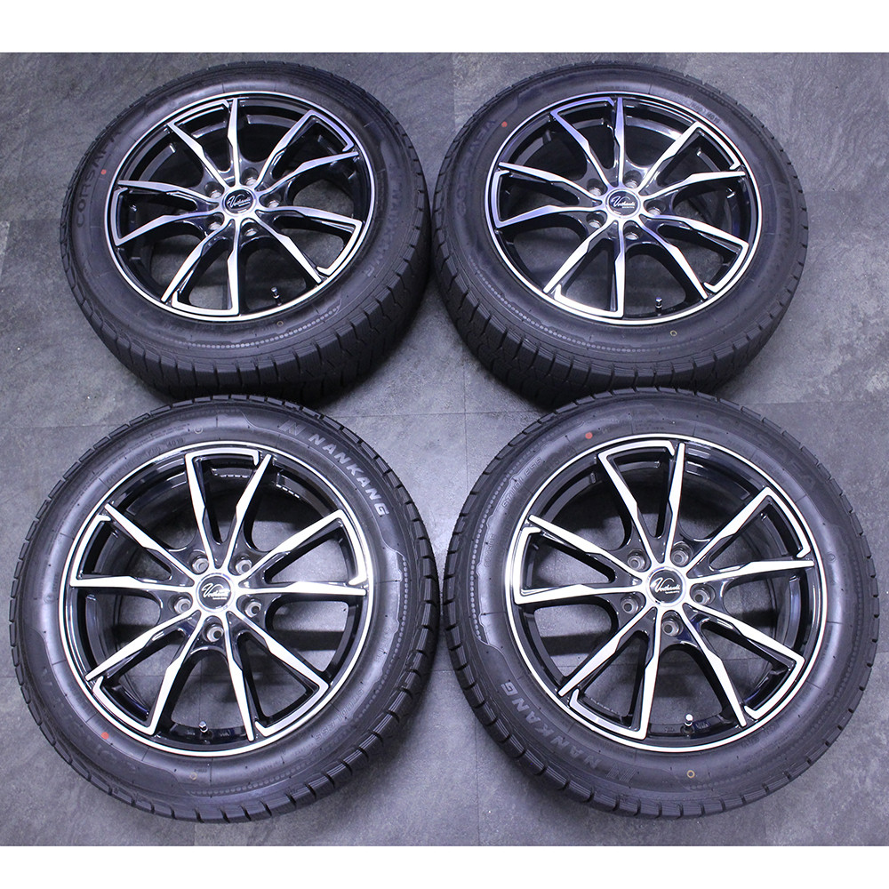 中古】Verthandi PW-S10 17x7.0 53 114.3x5 BK/P + 【中古】NANKANG