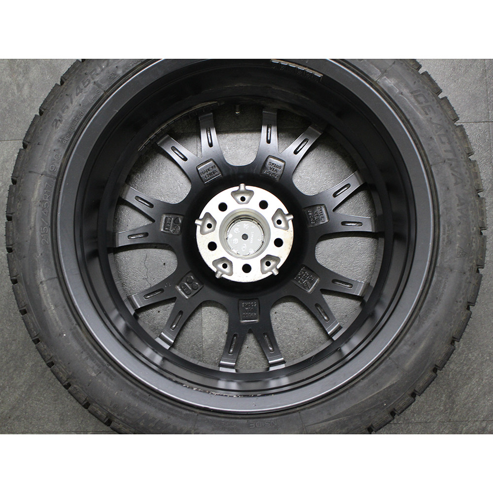 中古】Verthandi YH-M7V 17x7.0 48 100x5 BLACK + 【中古】NANKANG AW-1 215/45R17 91Q  XL ｽﾀｯﾄﾞﾚｽ - 国内最大級！輸入タイヤ＆ホイール通販 AUTOWAY(オートウェイ)