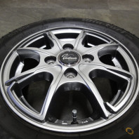 【中古】Verthandi PW-S8 13x4.0 45 100x4 MGRAY + 【中古】HIFLY Win-turi 216 155/65R13 73T ｽﾀｯﾄﾞﾚｽ