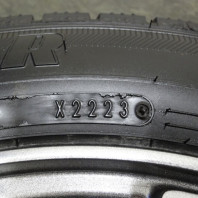 【中古】Verthandi PW-S8 14x5.5 43 100x4 MGRAY + 【中古】GOODYEAR ICE NAVI 7 165/70R14 81Q ｽﾀｯﾄﾞﾚｽ