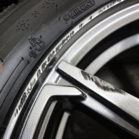 【中古】Verthandi PW-S8 14x5.5 43 100x4 MGRAY + 【中古】GOODYEAR ICE NAVI 7 165/70R14 81Q ｽﾀｯﾄﾞﾚｽ