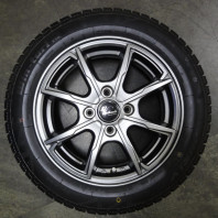 【中古】Verthandi PW-S8 14x4.5 45 100x4 MGRAY + 【中古】HIFLY Win-turi 216 155/65R14 75T ｽﾀｯﾄﾞﾚｽ