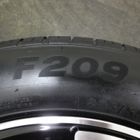 【中古】Verthandi PW-S10 16x6.5 53 114.3x5 BK/P + 【中古】MINERVA F209 205/55R16 91H