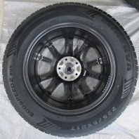 【中古】Verthandi PW-S10 17x7.0 38 114.3x5 MGRAY + 【中古】MINERVA ECOSPEED2 SUV 225/65R17 102H