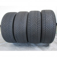 【中古】LUXALES PW-X2 18x7.5 48 114.3x5 BK&P/M + 【中古】MinervaAllSeasonMaster 225/45R18.Z 95W XL