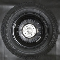 【ｱｳﾄﾚｯﾄ】Verthandi YH-S25V 12x4.0 42 100x4 MGRAY + 【ｱｳﾄﾚｯﾄ】GoodyearIceNaviCargo145/80R12 80/78NLTｽﾀ