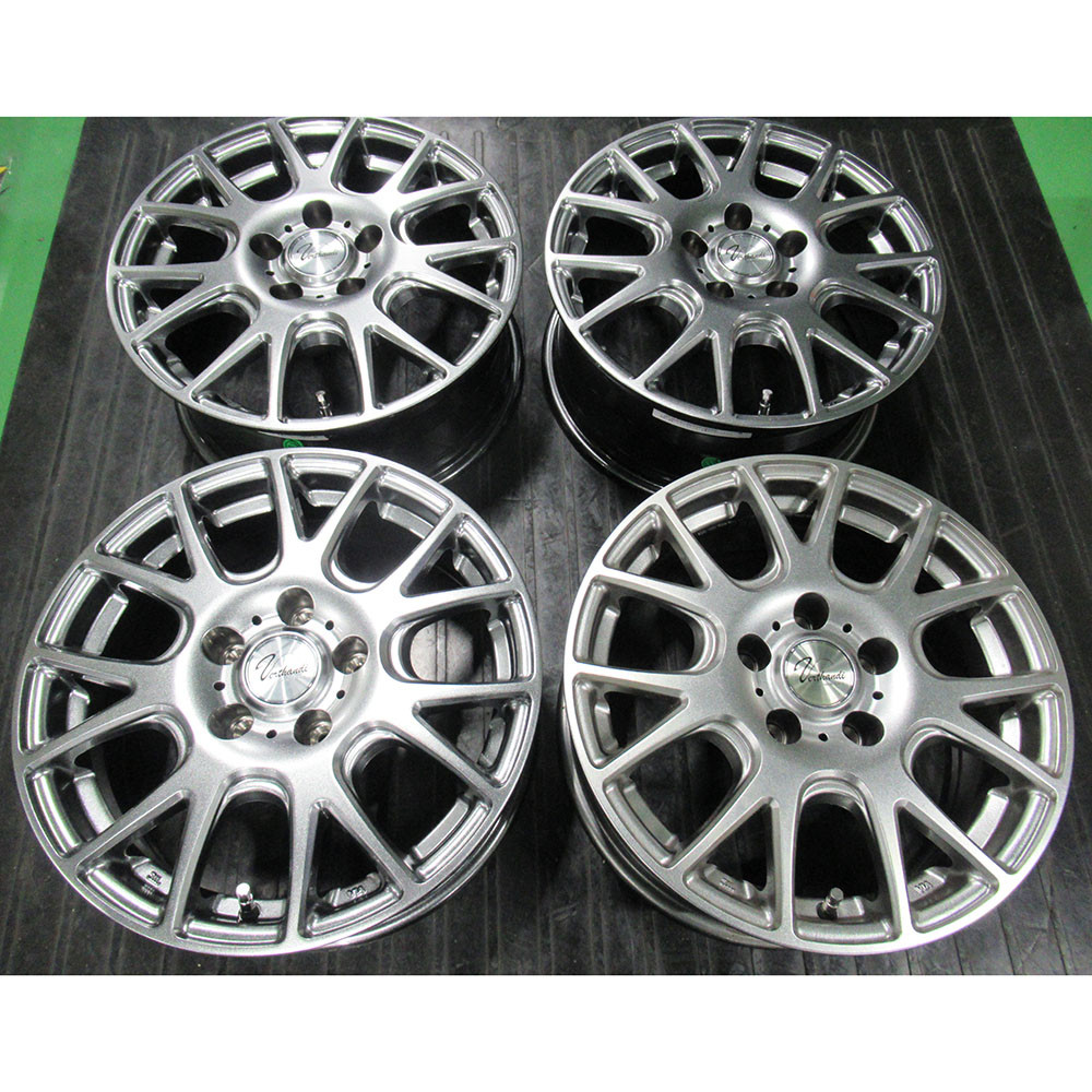 4枚セット】【中古】Verthandi YH-M7V 16x6.5 50 114.3x5 MGRAY - 国内