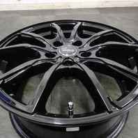 【4枚セット】【中古】Verthandi PW-S10 17x7.0 38 114.3x5 BLACK