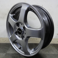 【4枚セット】【中古】KIRCHEIS S5 14x4.5 43 100x4 METALLIC GRAY