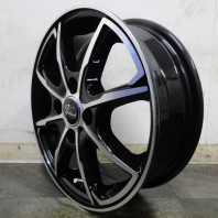 【4枚セット】【中古】Verthandi PW-S8 14x4.5 45 100x4 BK/POLISH