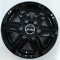 【4枚セット】【中古】KIRCHEIS VN-02 15x6.0 35 139.7x6 BLACK