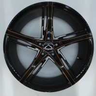 【中古】LUXALES PW-V1 20x8.5 45 114.3x5 BK/G.M