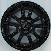 【中古】Verthandi PW-S10 16x6.5 48 114.3x5 BLACK