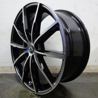 【4枚セット】【中古】LUXALES PW-X2 18x7.5 53 114.3x5 BK&P/M