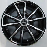 【中古】Verthandi PW-S10 15x6.0 45 100x5 BK/POLISH