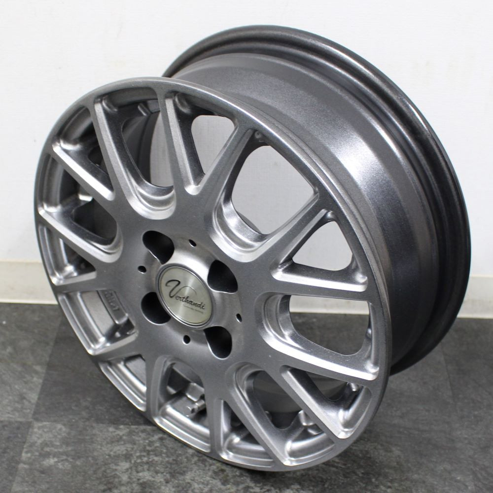 4枚セット】【ｱｳﾄﾚｯﾄ】Verthandi YH-M7 14x5.5 38 100x4 MGRAY - 国内