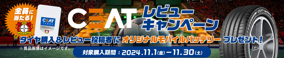 CEATレビューキャンペーン　11月